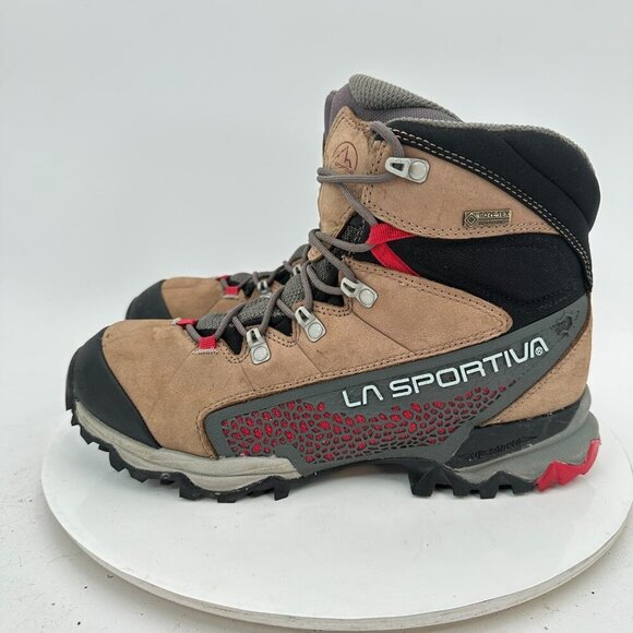 La Sportiva Nucleo High  GTX Women Size 9 Brown Aloe Velvet Waterproof Boot - Picture 1 of 11